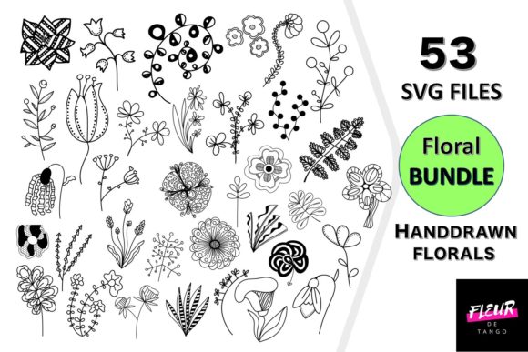 53 SVG Floral Bundle: Hand-Drawn Plants Reviewed