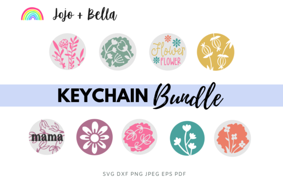 Floral Keychain Pattern SVG Review