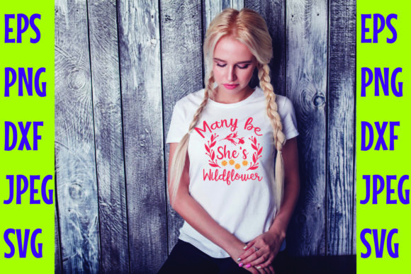 Many Be She s Wildflower SVG DESIGN