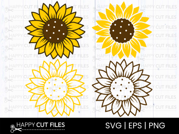 Sunflower SVG Bundle Clipart Png